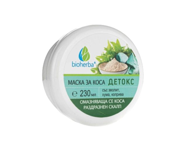 Маска за мазна коса с хума и зеолит