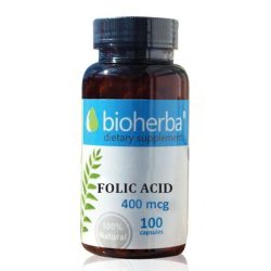 Фолиева киселина 400 mcg 100 капсули