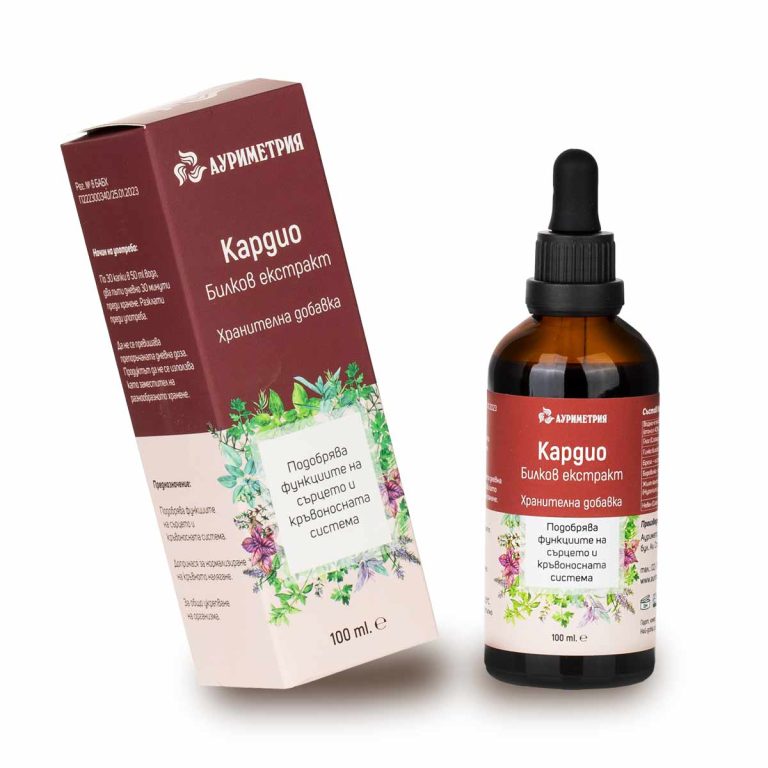 Билков екстракт Кардио при високо кръвно 100 мл
