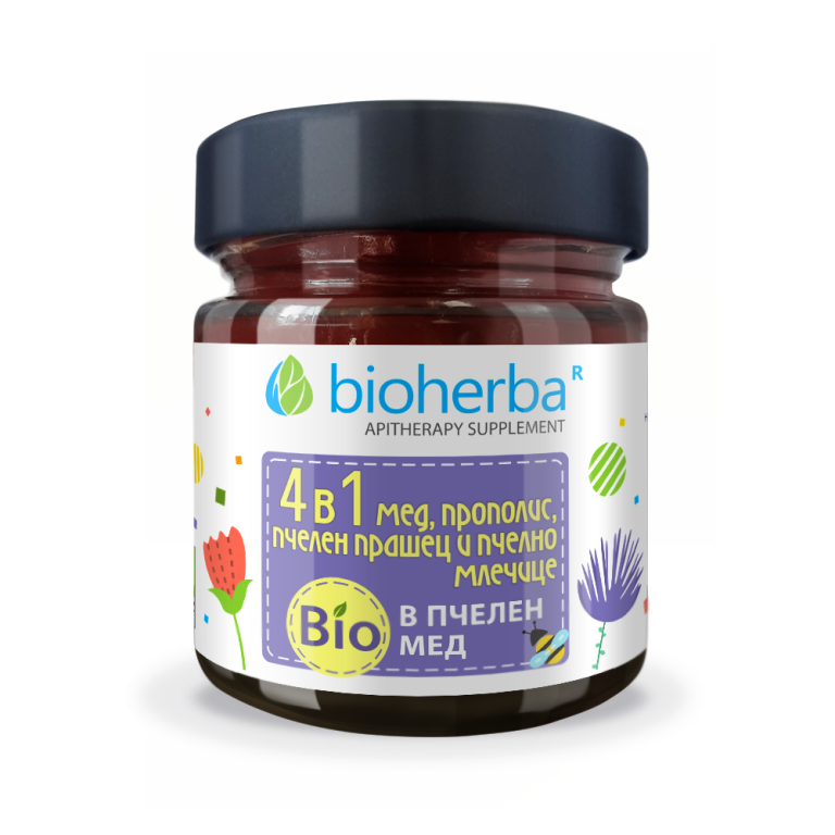 4 в 1 - Пчелен елексир за имунитет 280 гр