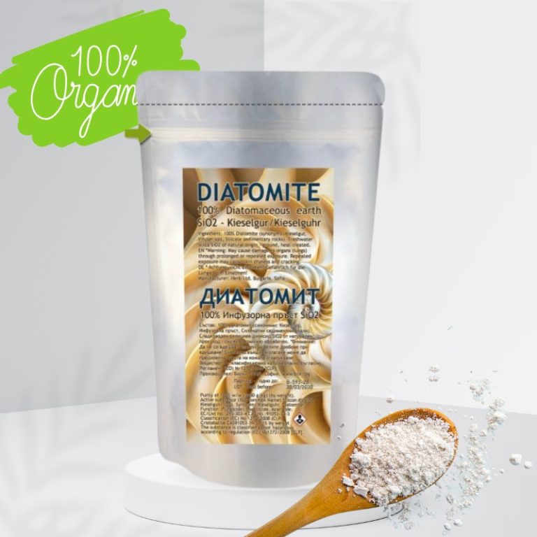 Диатомична пръст - Диатомит на пудра 100 гр
