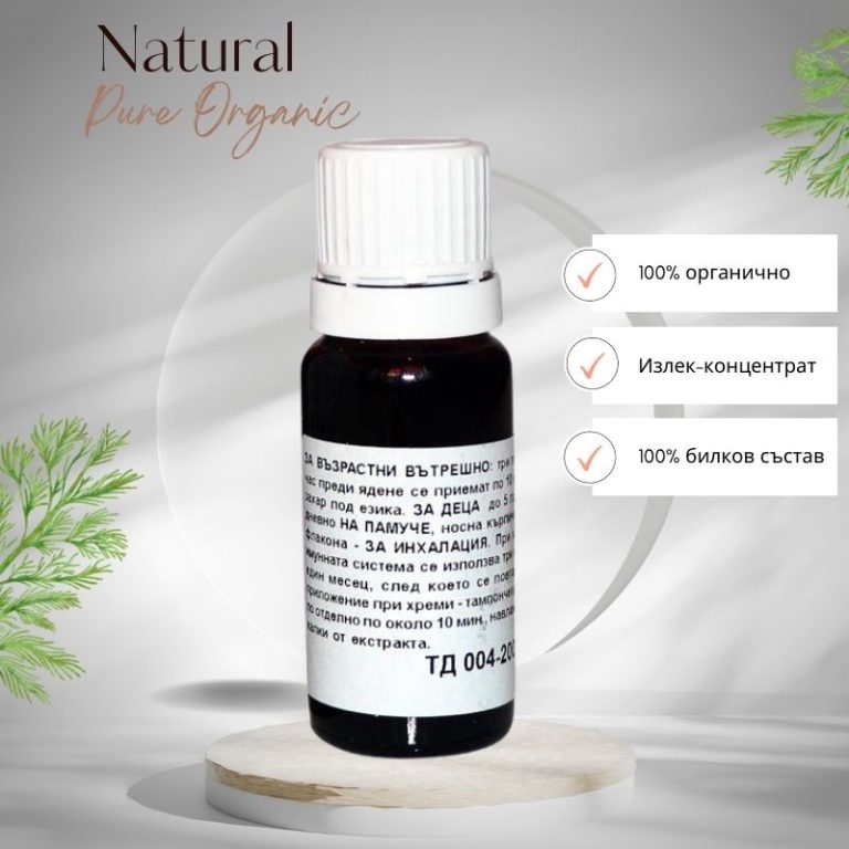 Сърдечен Тоник за вътрешно приложение и инхалации 10 мл