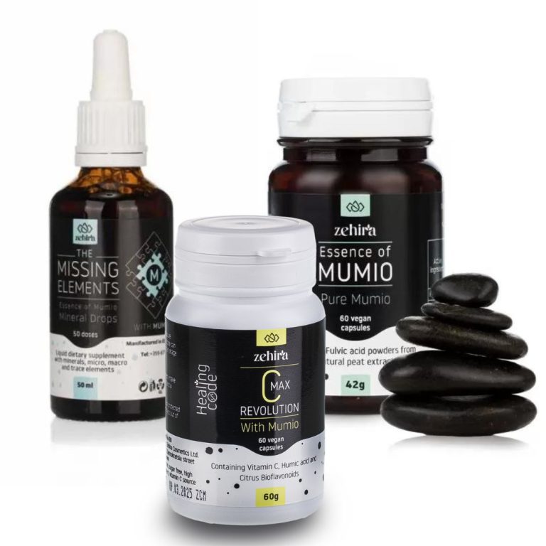 Зехира Трио за имунитет - Минерални капки + Чисто Мумио + С MAX REVOLUTION