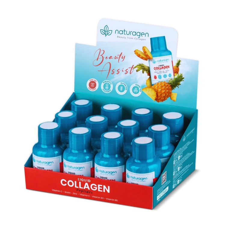 Течен колаген пептиди с вкус на ананас 60 мл