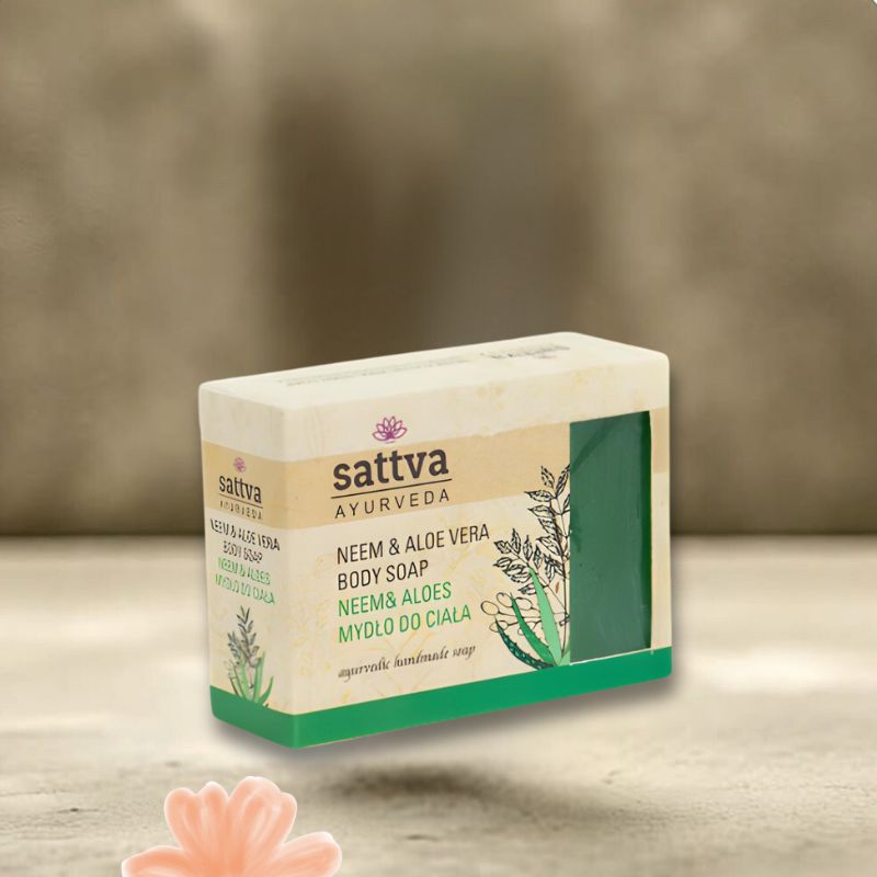 Аюрведа натурален сапун за суха кожа с Нийм и Алое 125 г Аюрведа натурален сапун за суха кожа с Нийм и Алое
