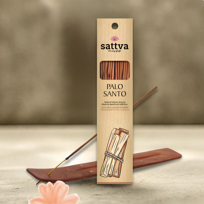 Пало Санто за изчистване на енергия у дома - бамбукови ароматни пръчки Аюрведа 15 бр Пало Санто за изчистване на енергия у дома - бамбукови ароматни пръчки Аюрведа 15 бр