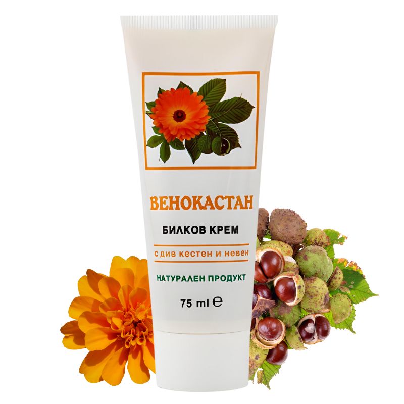 naturalen-krem-za-razshireni-veni-75ml-1 Натурален крем при разширени вени с див кестен и невен 75 мл- укрепва, тонизира и възстановява вените