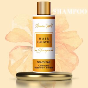 Терапия против косопад и за растеж на косата със стволови клетки от невен, розмарин и кератин 2 Шампоан за растеж на косата със стволови клетки от невен, розмарин и кератин 200 мл