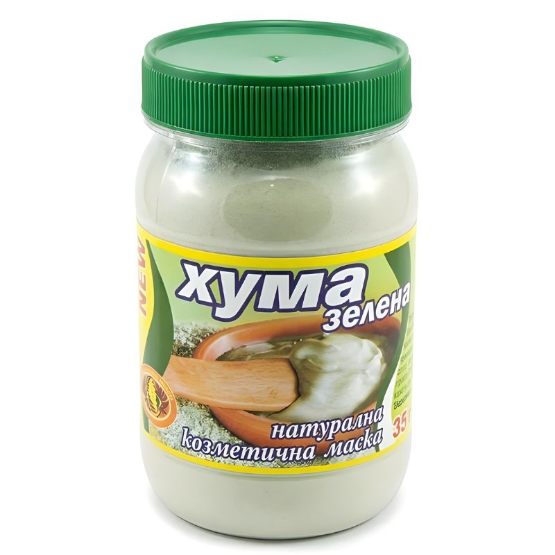 naturalna-zelena-huma-na-prah-350g Натурална Зелена хума на прах - природна грижа за кожата и вътрешен баланс