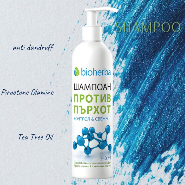 Шампоан против пърхот, безсулфатен, за баланс и свежест 250 мл