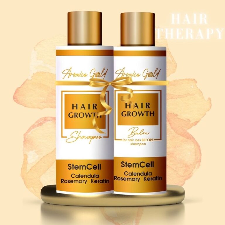 Терапия против косопад и за растеж на косата със стволови клетки от невен, розмарин и кератин