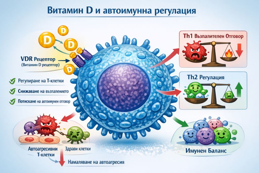 витамин D имунна регулация при автоимунни заболявания