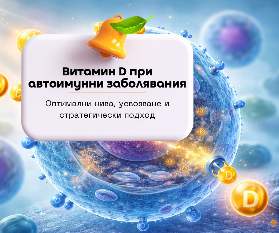 Витамин D при автоимунни заболявания: оптимални нива, усвояване и стратегически подход